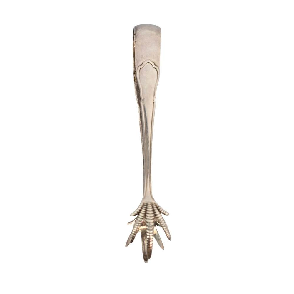 Mappin & Webb Silver Plated Sugar Tongs Vintage Bird Claw Talon Tea Service
